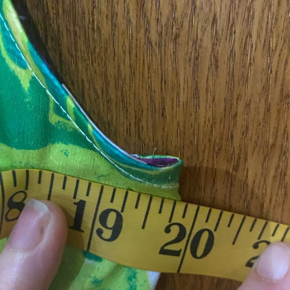 Chicos Colorful Jungle Tie-Front Tank Chicos size 0 - Picture 7 of 9